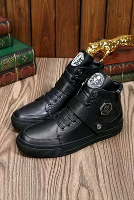 PhiliPP Plein High-Top Fashion Men Shoes--044